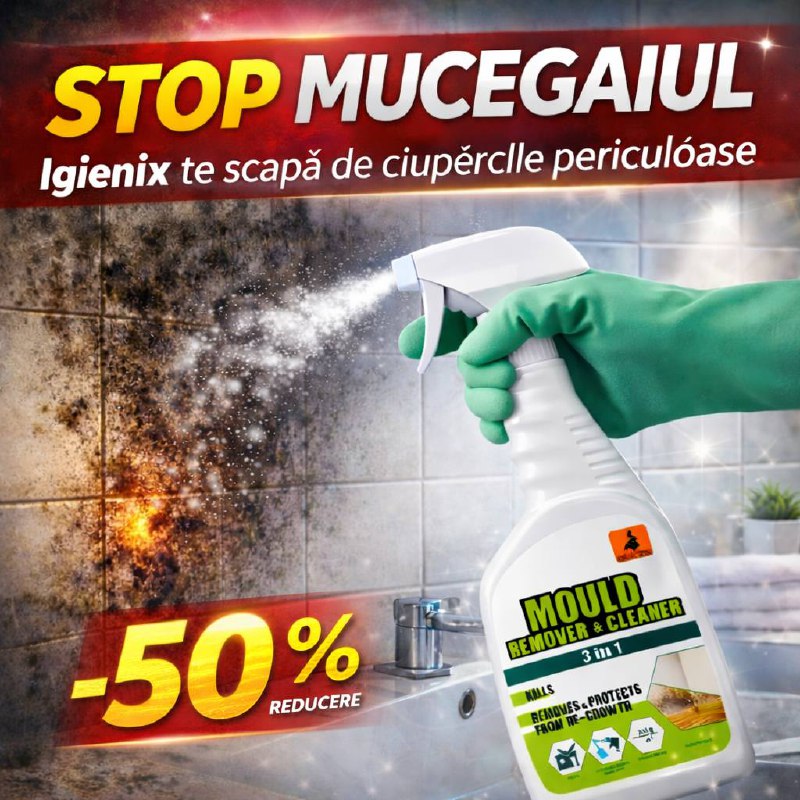 Igienix - Elimină toate tipurile de mucegai, protejând perfect suprafețele